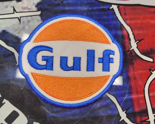 Embroidered gulf gas station - embroidered,