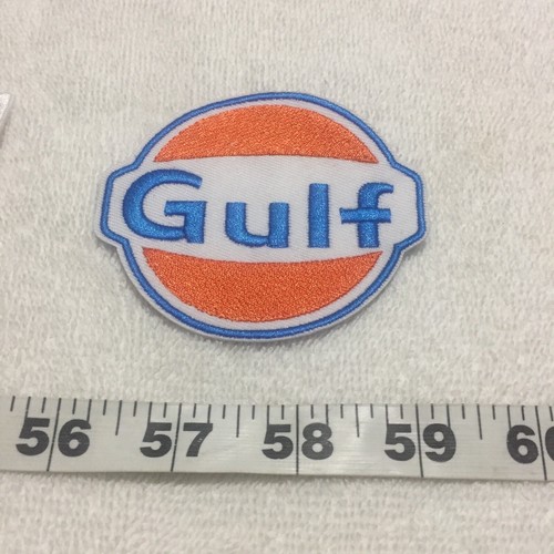 Gulf oil gasoline logo - gulf, racing