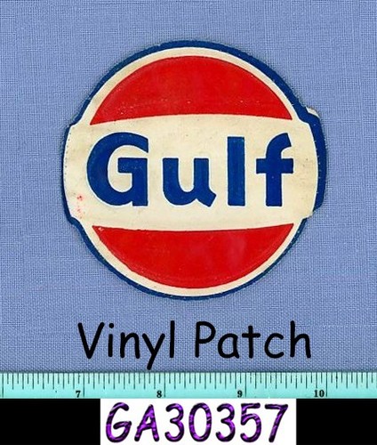 Gulf oil company - gulf, vinyl